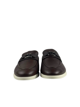 Louis Vuitton Estate Logo Mocha Leather Loafers 2
