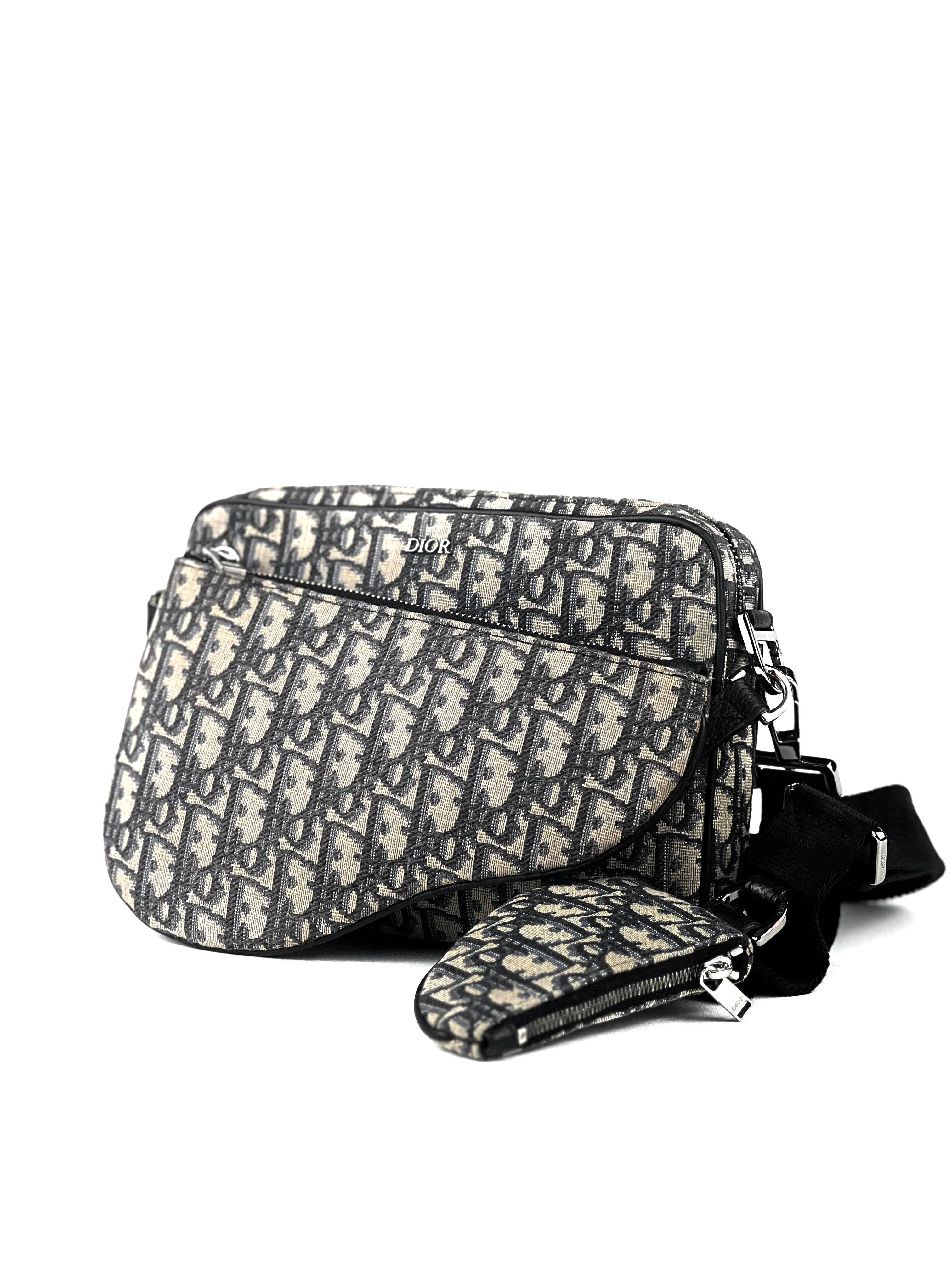 Christian Dior Oblique Jacquard Trio Messenger Bag