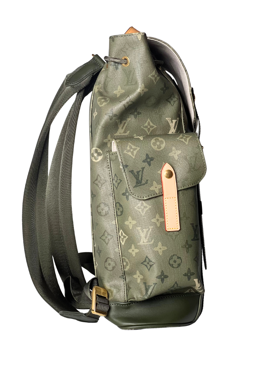 Louis Vuitton Christopher Monogram Kaki MM Backpack