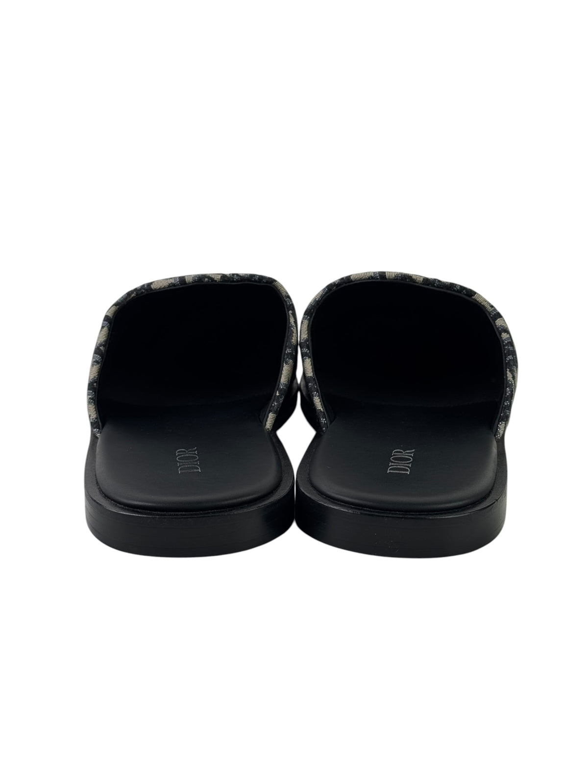 Christian Dior Oblique Jacquard Mule Slippers