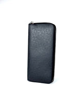Louis Vuitton Logo Taiga Leather Zipper Long Wallet 3