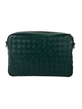 Bottega Veneta Intrecciato Green Camera Bag 5