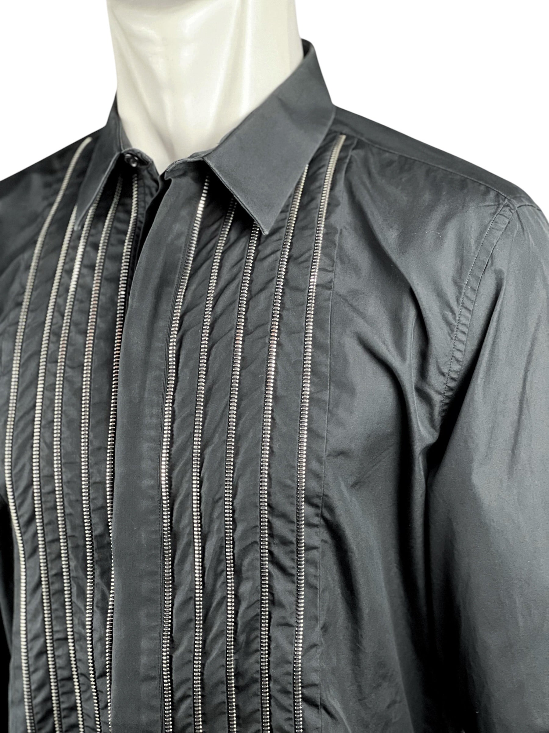 Givenchy Zipper Black LongShirt