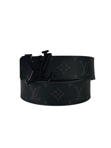Louis Vuitton Initial Optik Logo 40mm Eclipse Monogram Reversible Belt