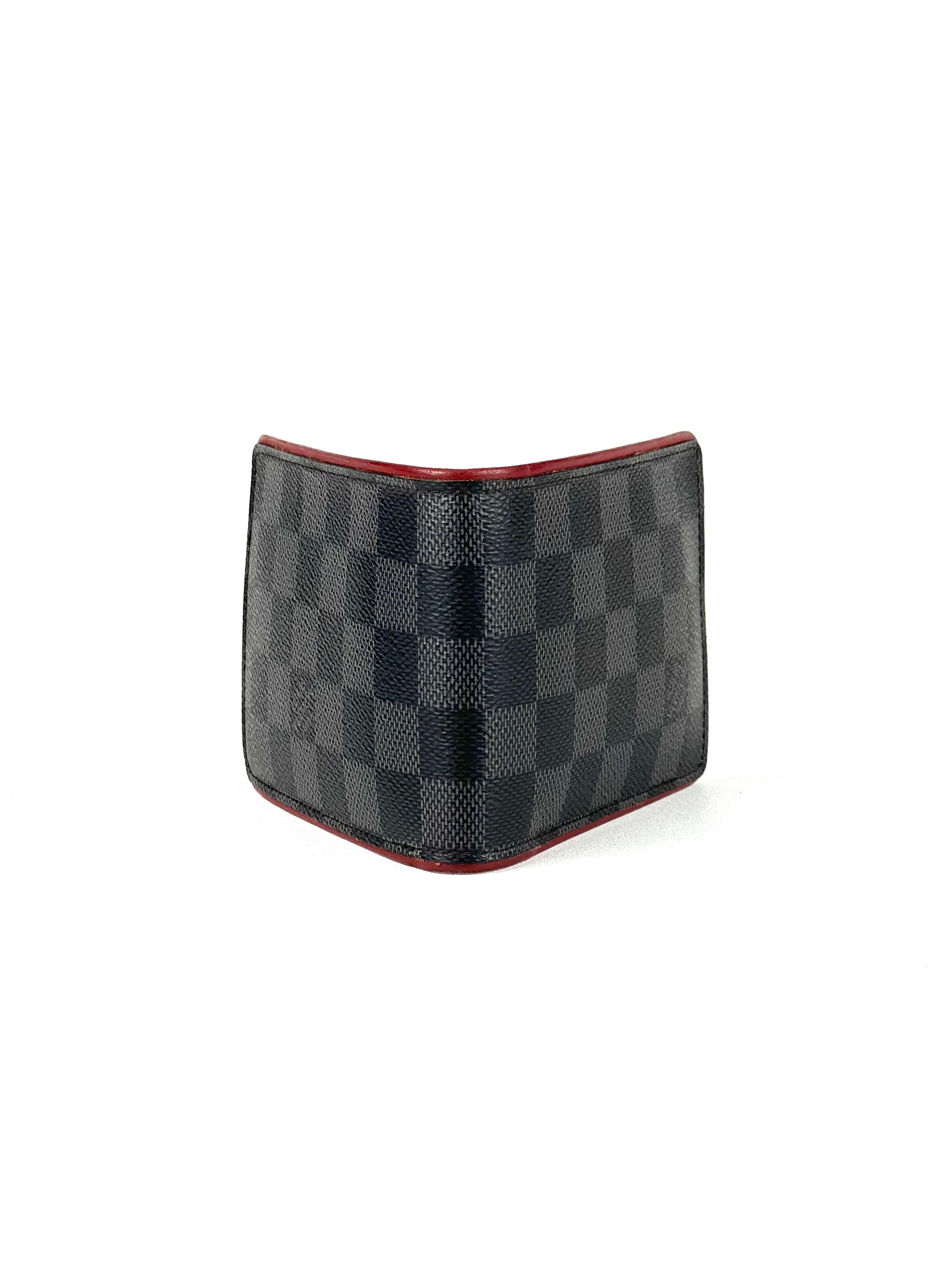 Louis Vuitton Damier Graphite Red Multiple Wallet