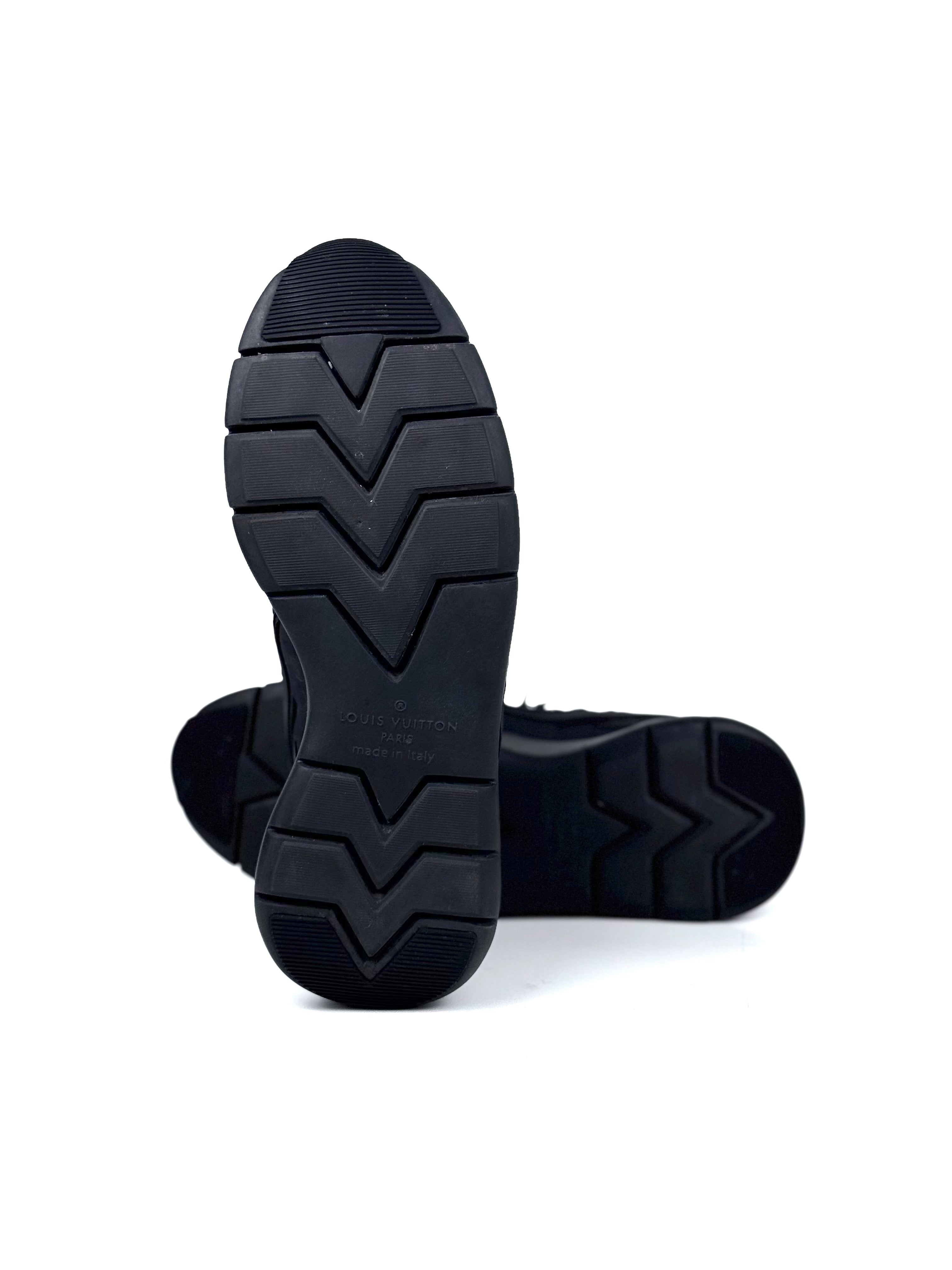Louis Vuitton Denim Monogram Fastlane Sneakers
