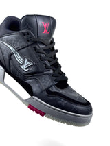 Louis Vuitton Eclipse Monogram Mid Trainer Sneakers 6