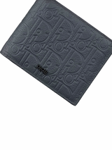 Christian Dior Gravity Oblique Dark Grey Bifold Wallet 5