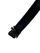 Louis Vuitton Initial Optik Logo 40mm Eclipse Monogram Reversible Belt 5