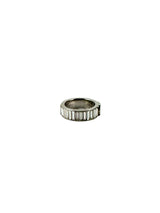 Christian Dior CD Icon and Crystals Silver Ring 3