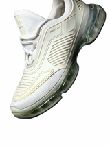 Prada White Knit Fabric Cloudbust Air Low Sneakers 6