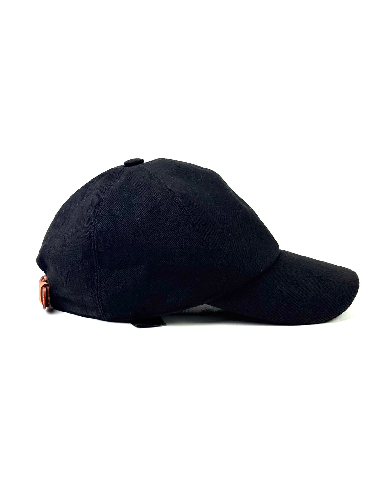 Louis Vuitton Monogram Denim Black Baseball Cap