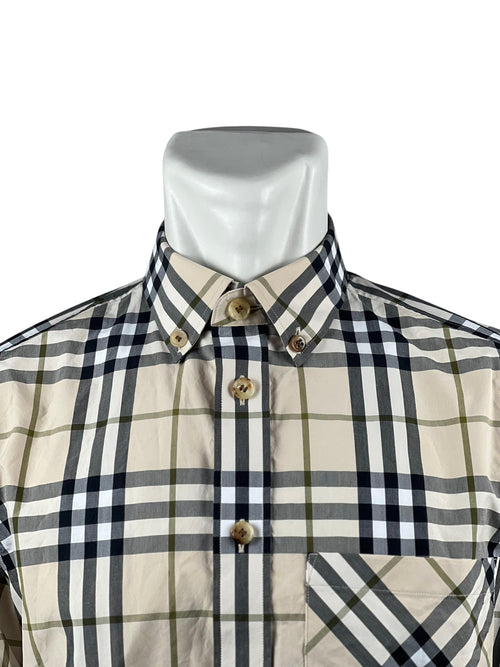Burberry Nova Check Navy Long Shirt