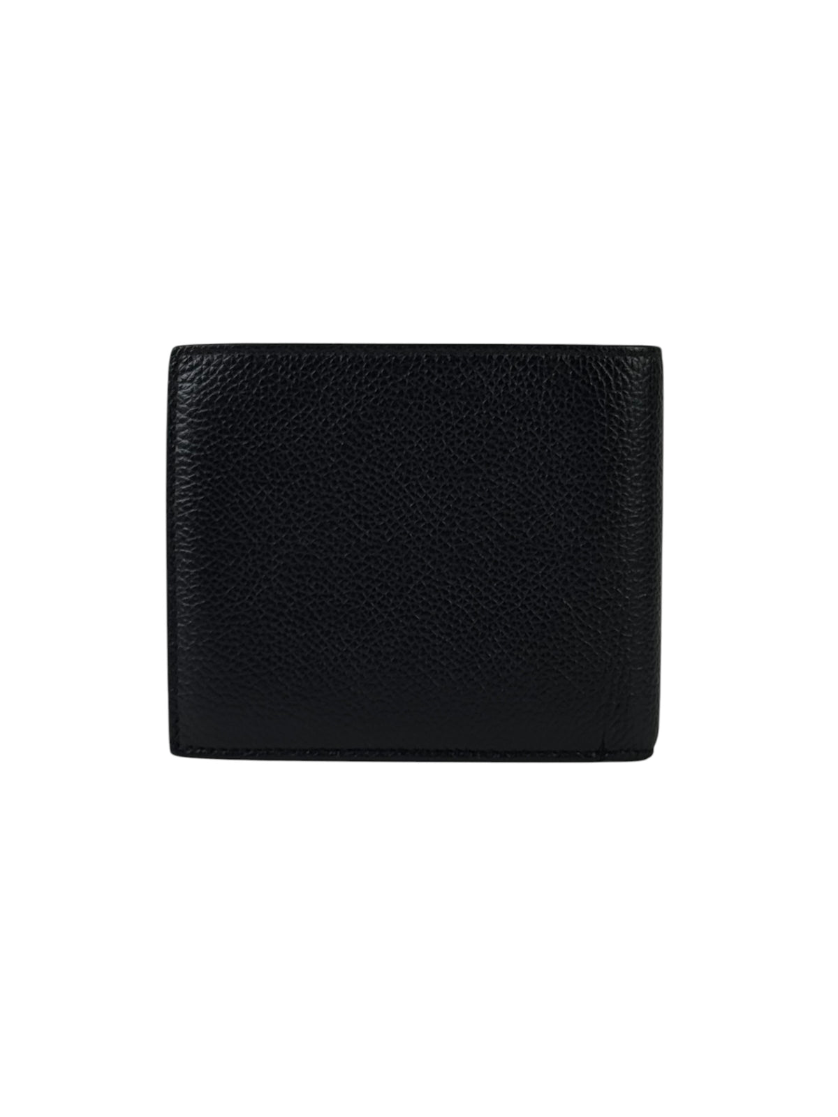 Balenciaga Logo Grain Leather Bifold Wallet