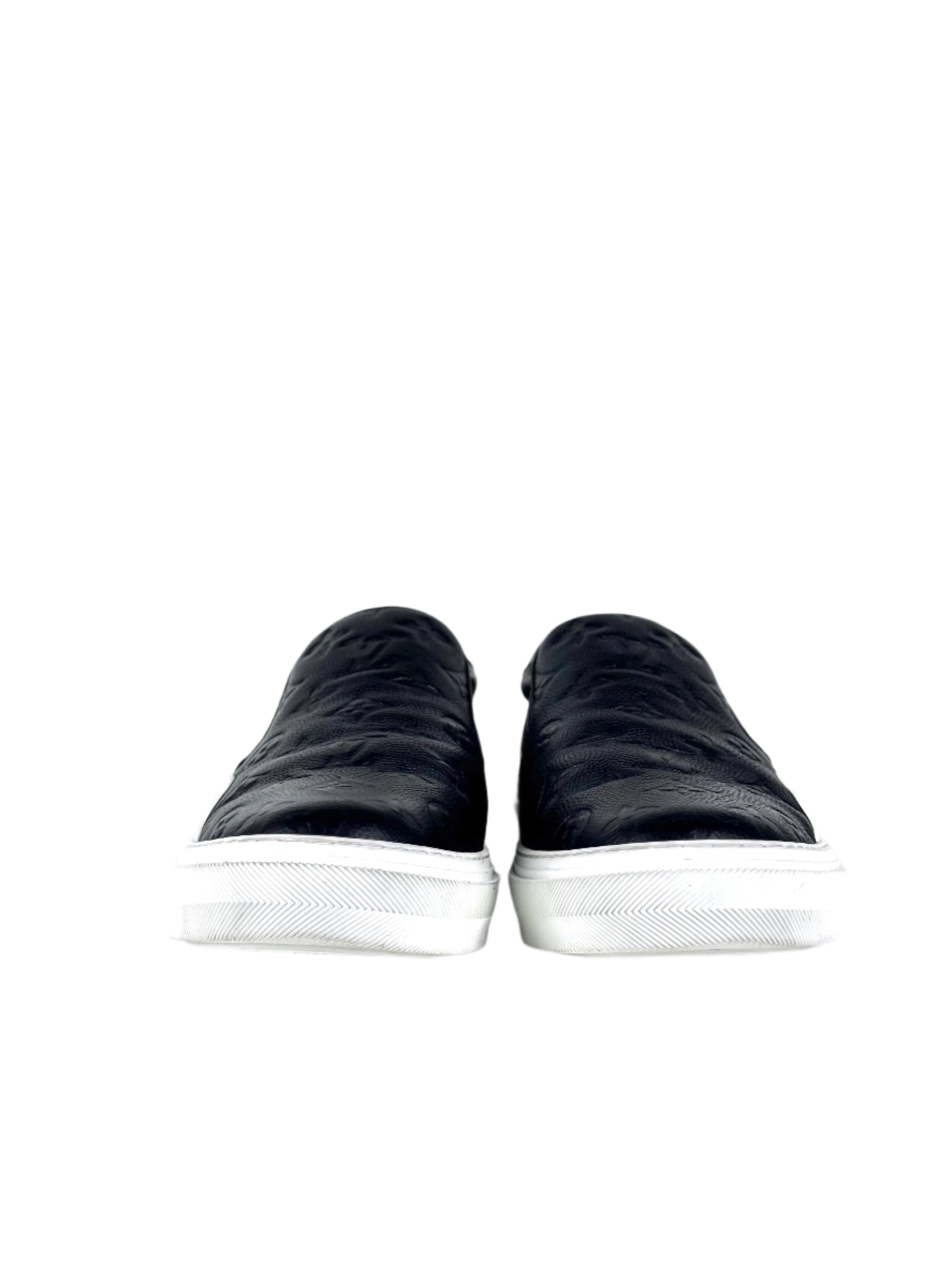 Louis Vuitton x NBA Monogram Black Taurillon Slip On