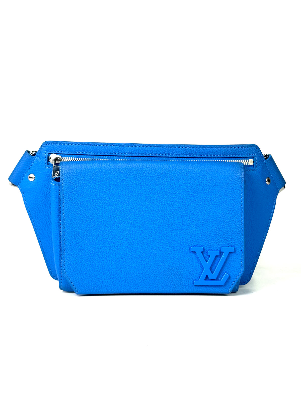 Louis Vuitton Aerogram Takeoff Blue Sling Bag