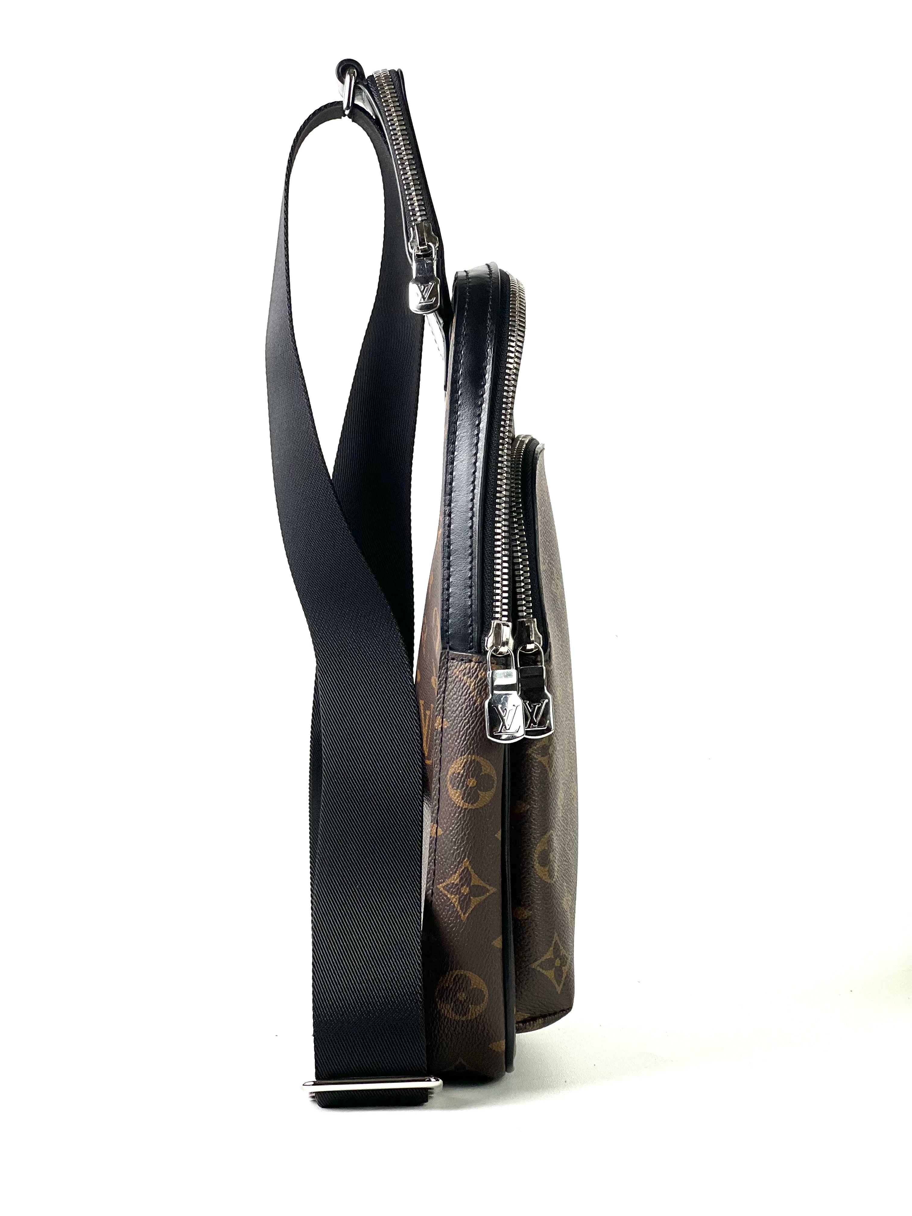 Louis Vuitton Avenue Monogram Macassar GM Sling Bag