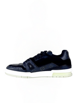 Louis Vuitton Eclipse Monogram Black Suede Trainer Sneakers 3