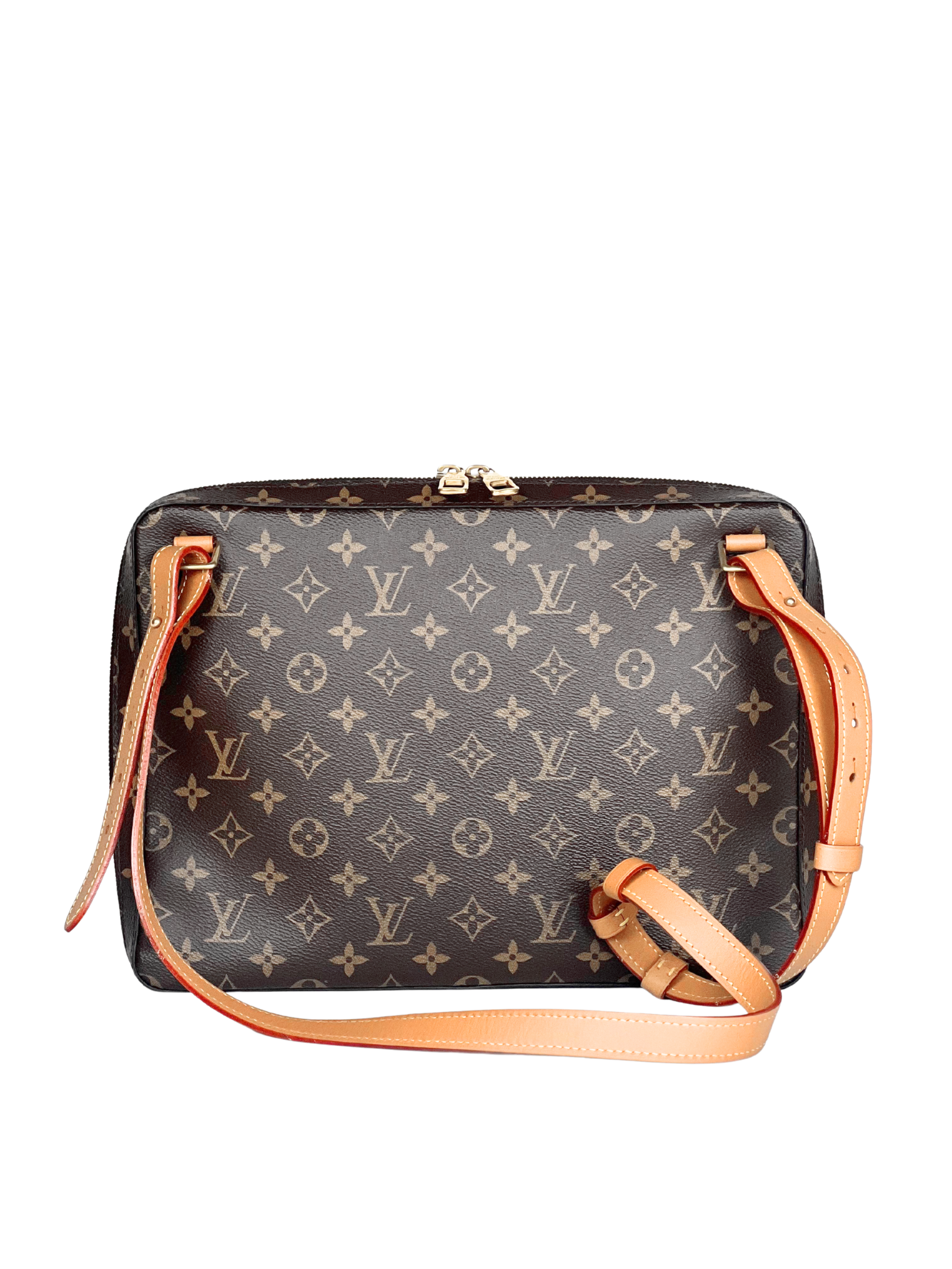 Louis Vuitton Monogram Maccasar Soft Trunk MM Messenger Bag