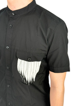 Versace Black Crying Pebbles Shirt 2