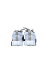 Hermes Bouncing White Leather Sneakers 4