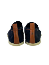 Loro Piana Venice Walk Navy Suede Slip On 4