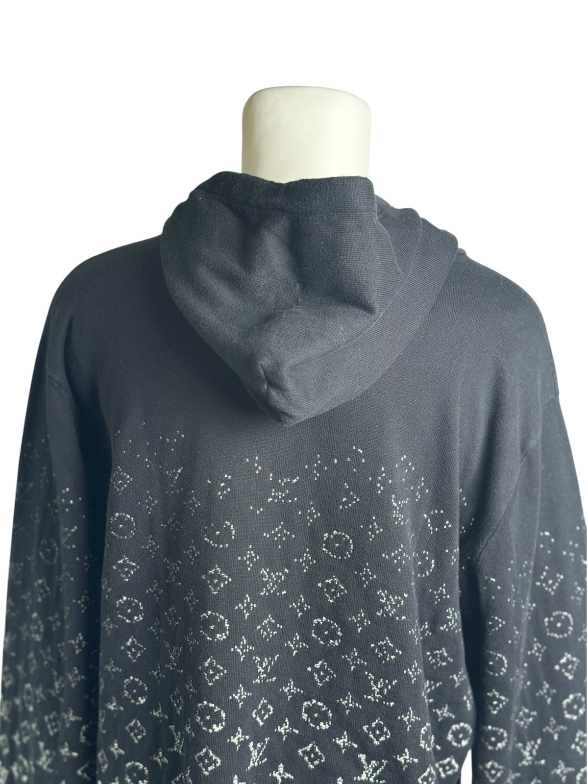 Louis Vuitton Gradient Monogram Black Hoodie
