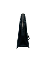 Prada Logo Saffiano Leather Standing Clutch 5