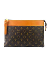 Louis Vuitton Monogram Macassar Souple Clutch 1
