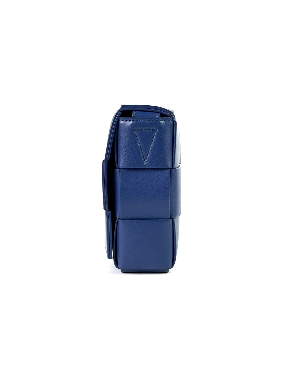 Bottega Veneta Navy Intrecciato Cassette Bag