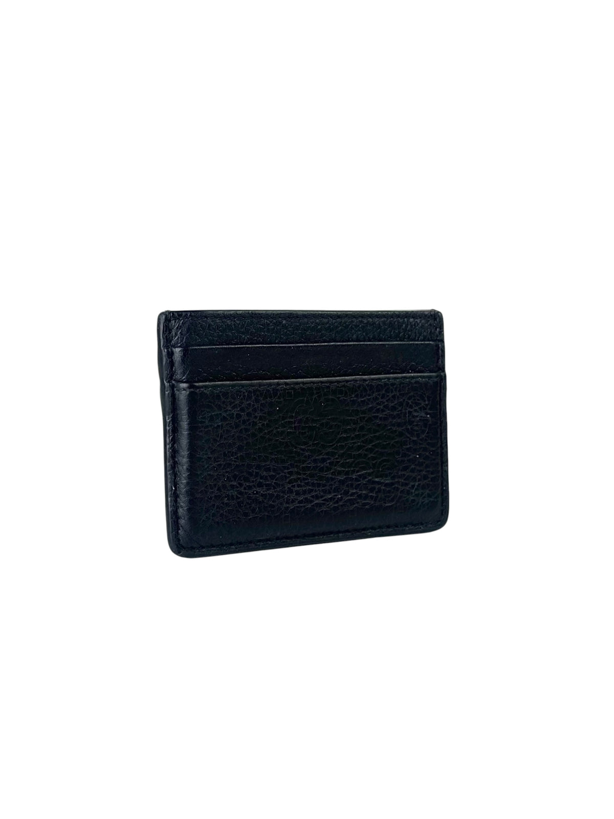 Gucci GG Supreme Leather Black Cardholder