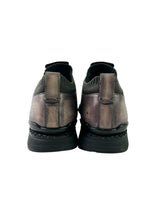 Berluti Scritto Grey Fast Track Slip-On Sneakers 4