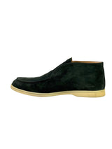Loro Piana Open Walk Green Suede Slip On 3