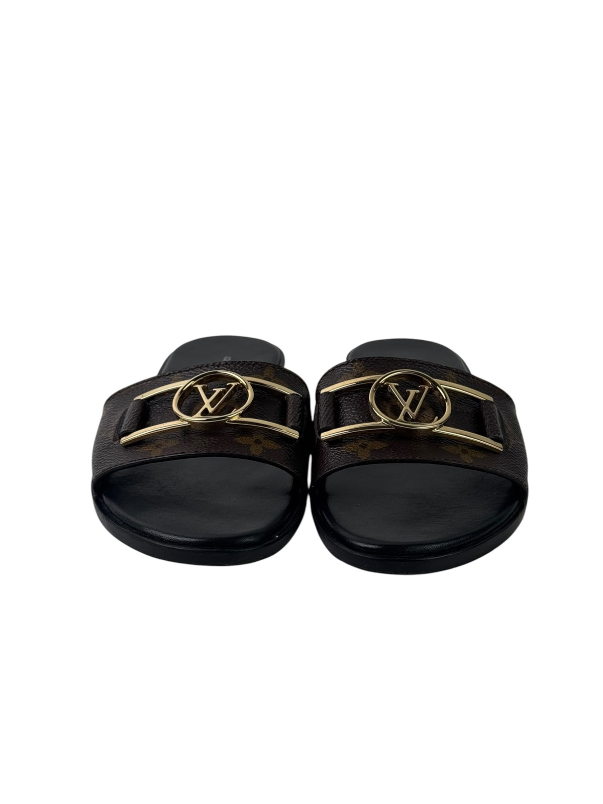 Louis Vuitton Monogram Lock It Mules