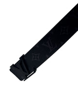 Louis Vuitton Initial Black Logo Eclipse Monogram Rev Belt 5