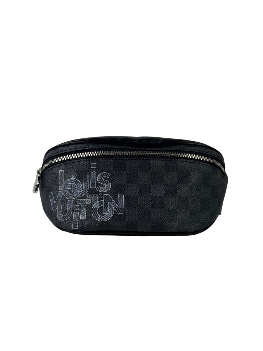 Louis Vuitton Damier Graphite Logo Campus Bumbag