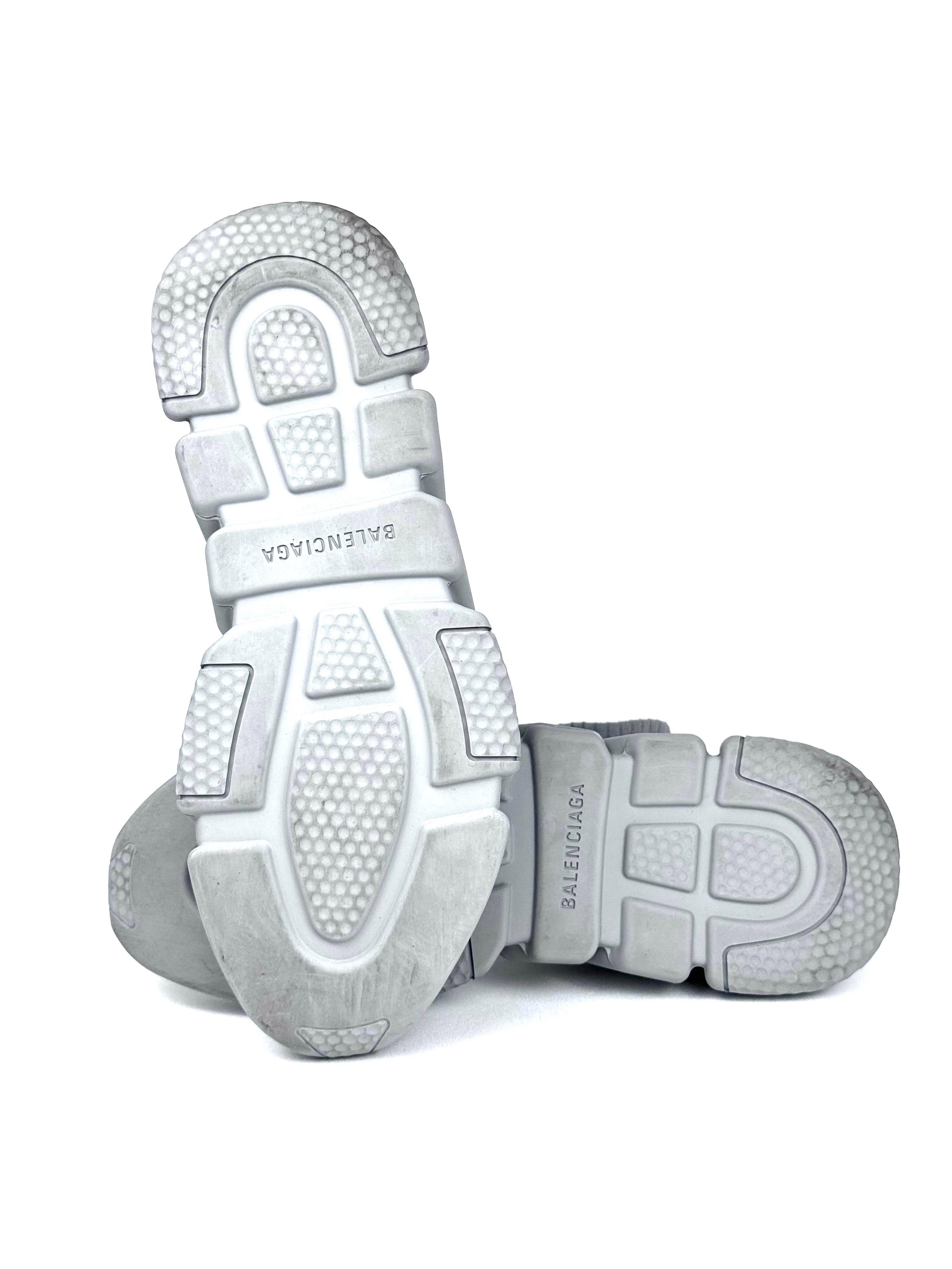 Balenciaga x Adidas Speed Trainer Grey Sneakers