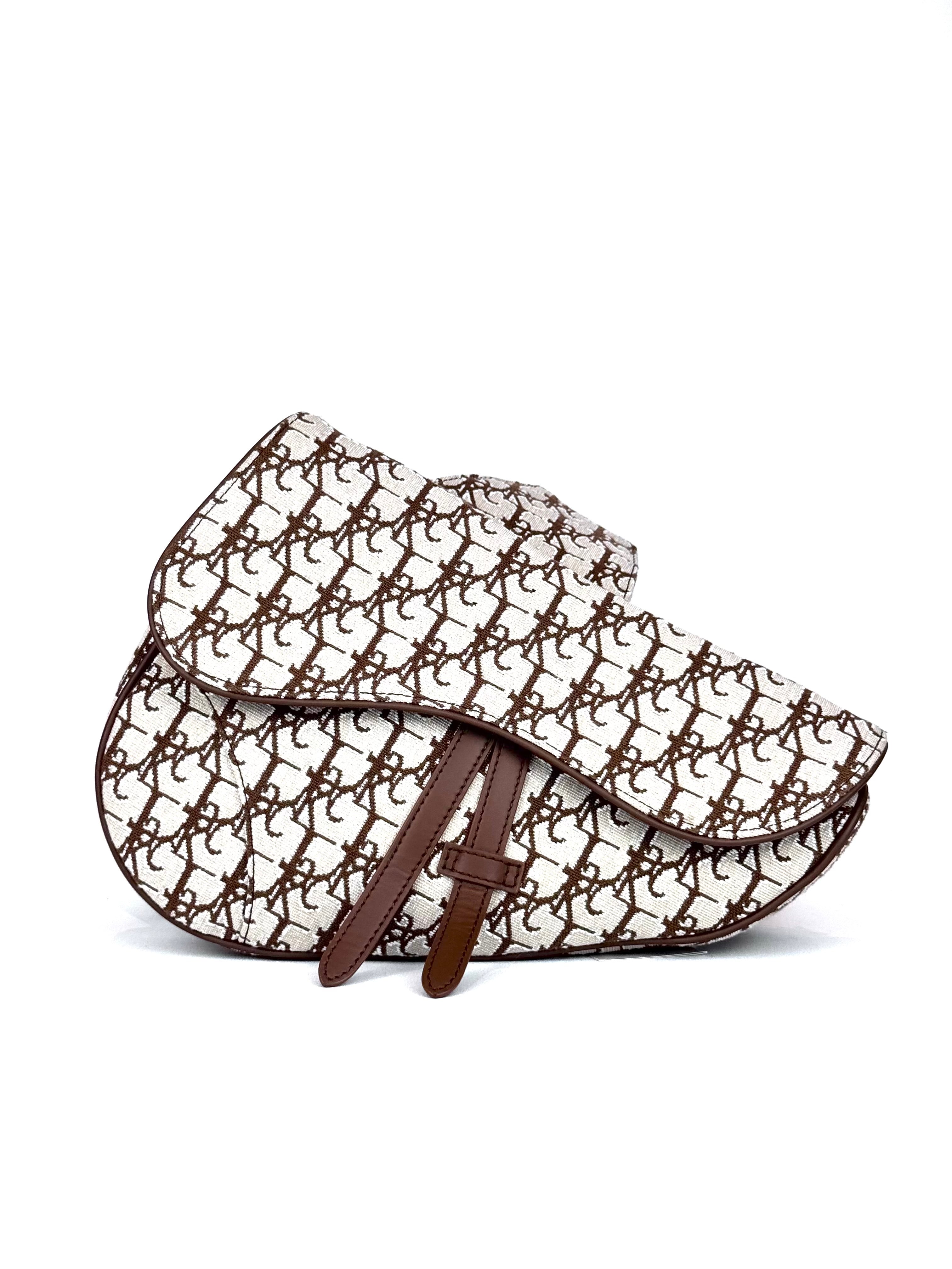 Christian Dior x Travis Scott Oblique Jacquard Saddle Slingbag