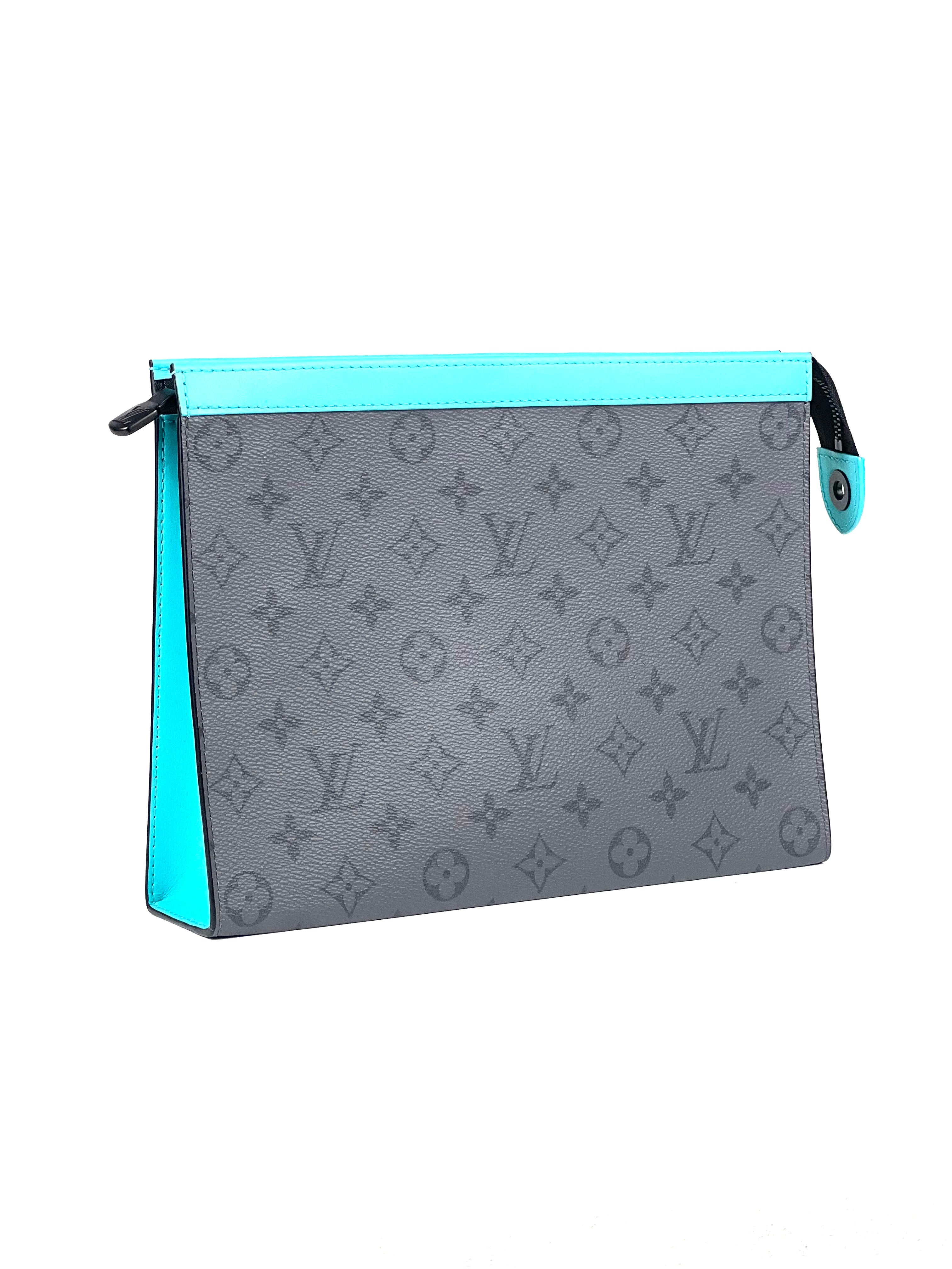 Louis Vuitton Reverse Monogram Blue Pochette Voyage