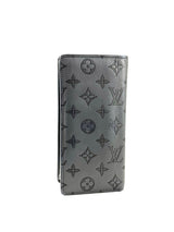 Louis Vuitton Shadow Monogram Grey Brazza Long Wallet 5