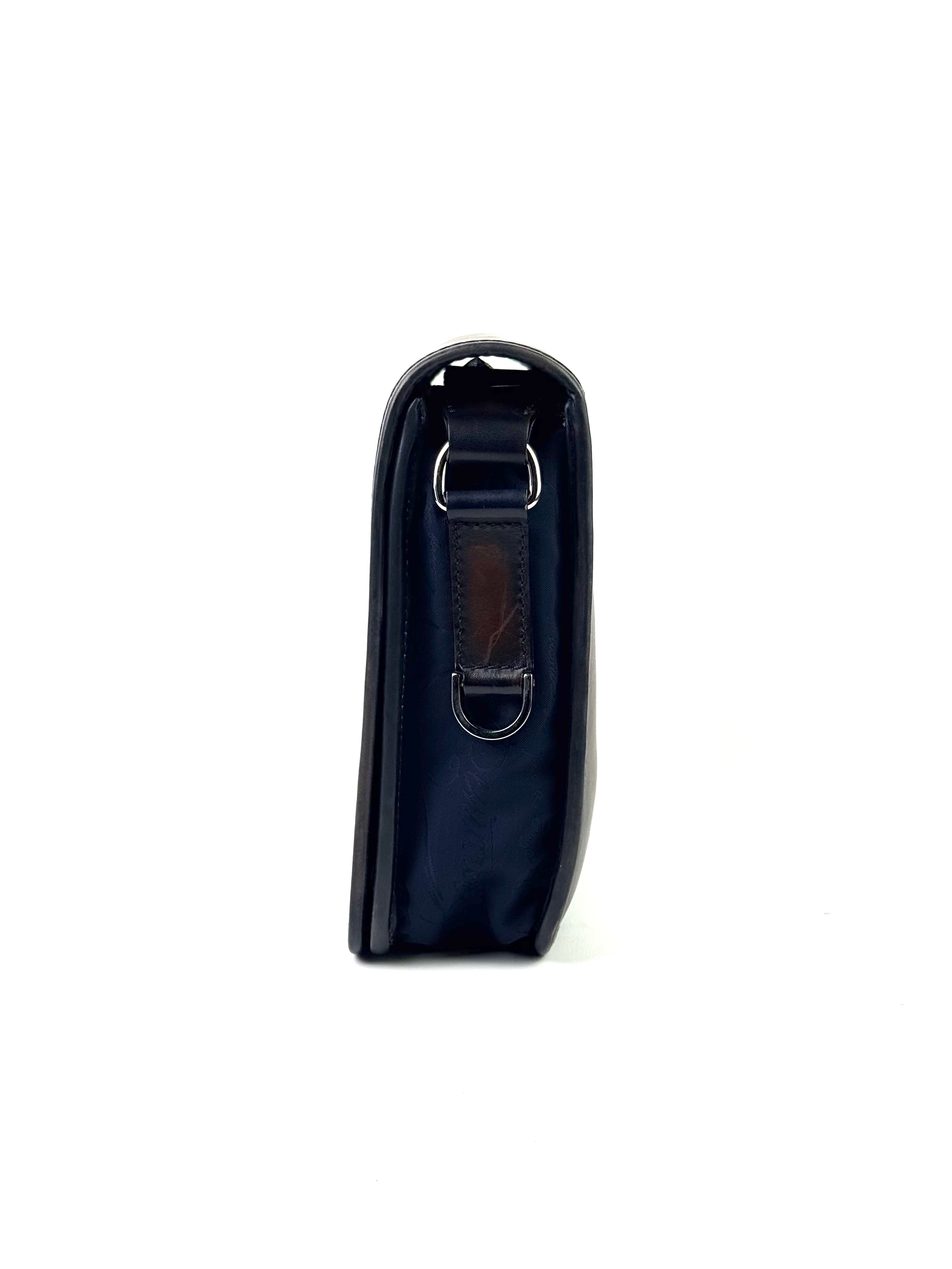 Berluti Scritto Venezia Leather Messenger Bag