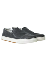 Bottega Veneta Intrecciato Grey Slip-On 1
