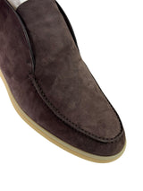 Loro Piana Open Walk Brown Suede Slip-On 6
