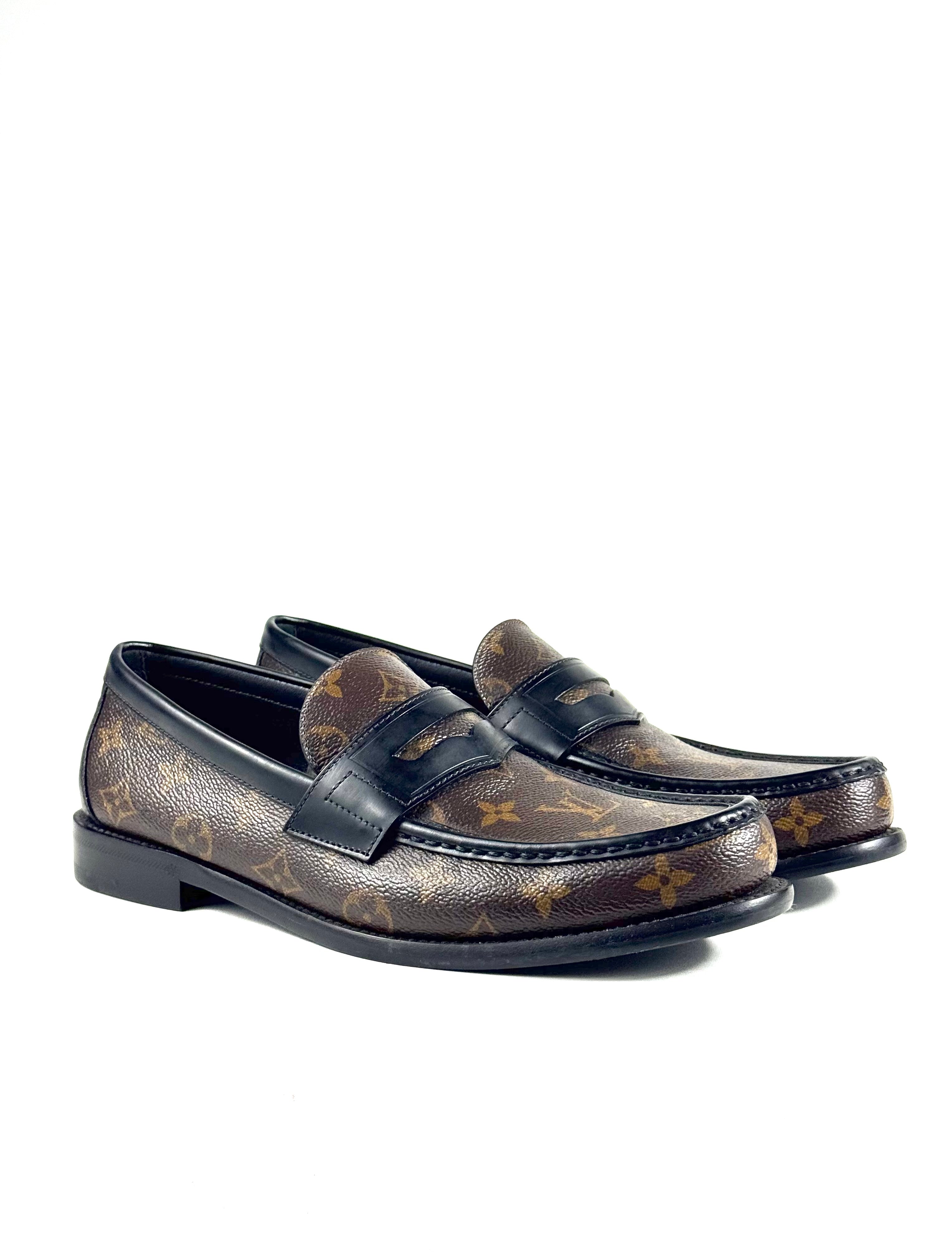 Louis Vuitton x NBA Monogram Maccasar Major Loafers