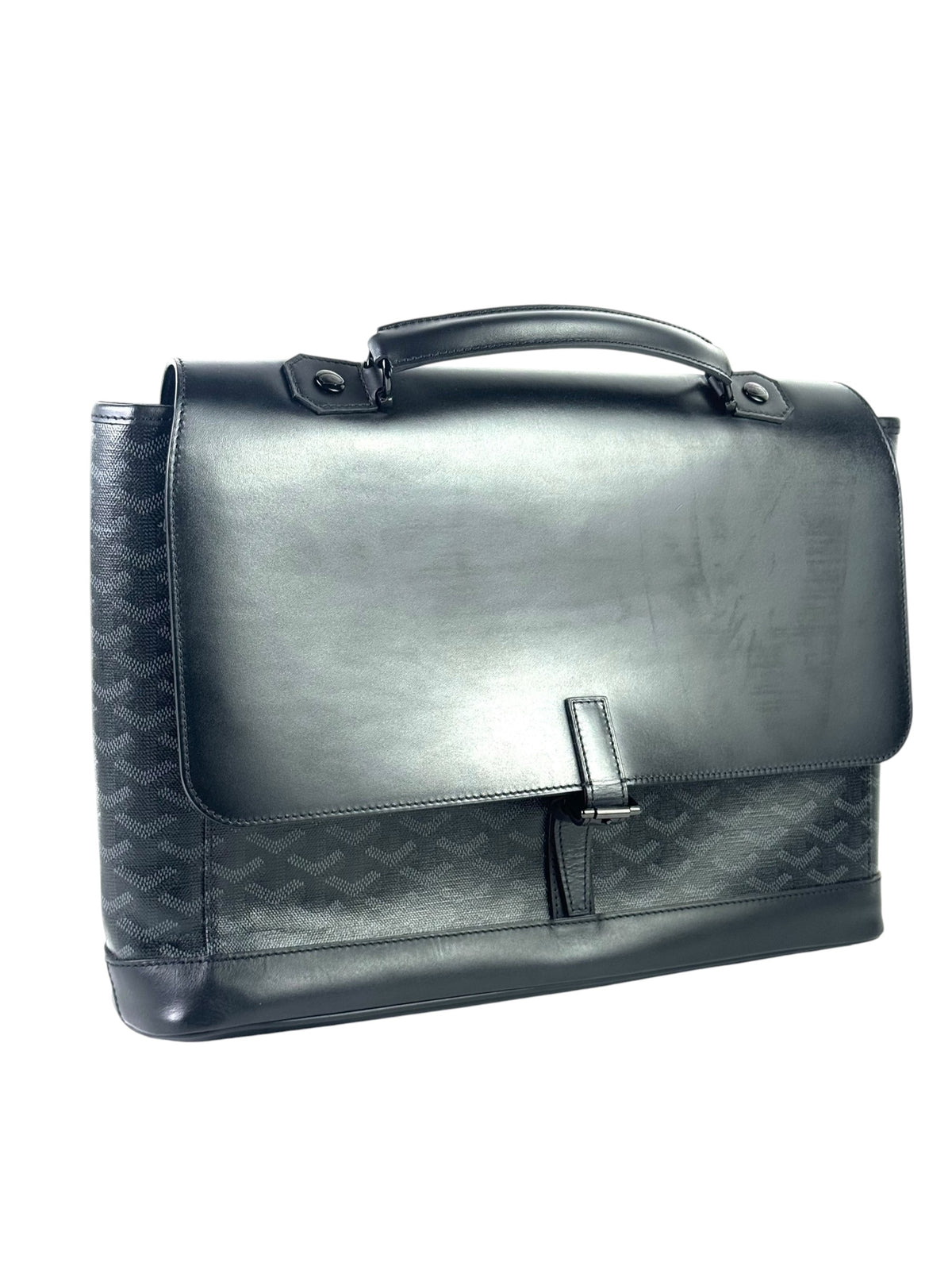 Goyard Black Citadin PM Business Bag