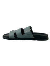 Hermès Chypre Blue Leather Sandals 3