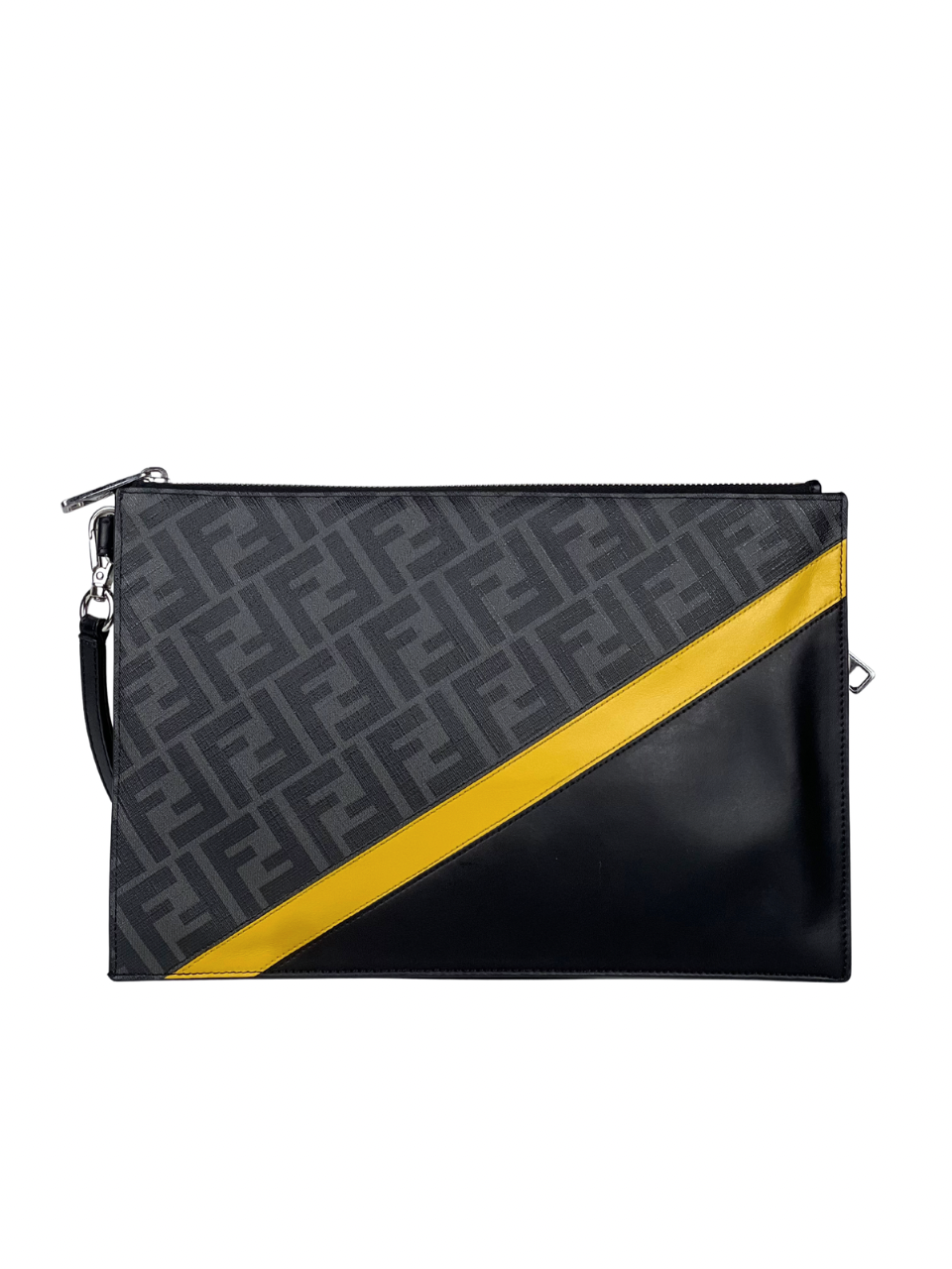 Fendi FF Logo Diagonal Clutch
