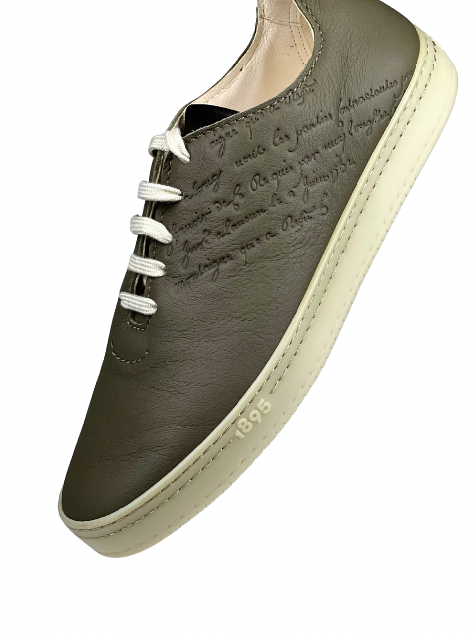 Berluti Eden Lace Up Deerskin Sneakers