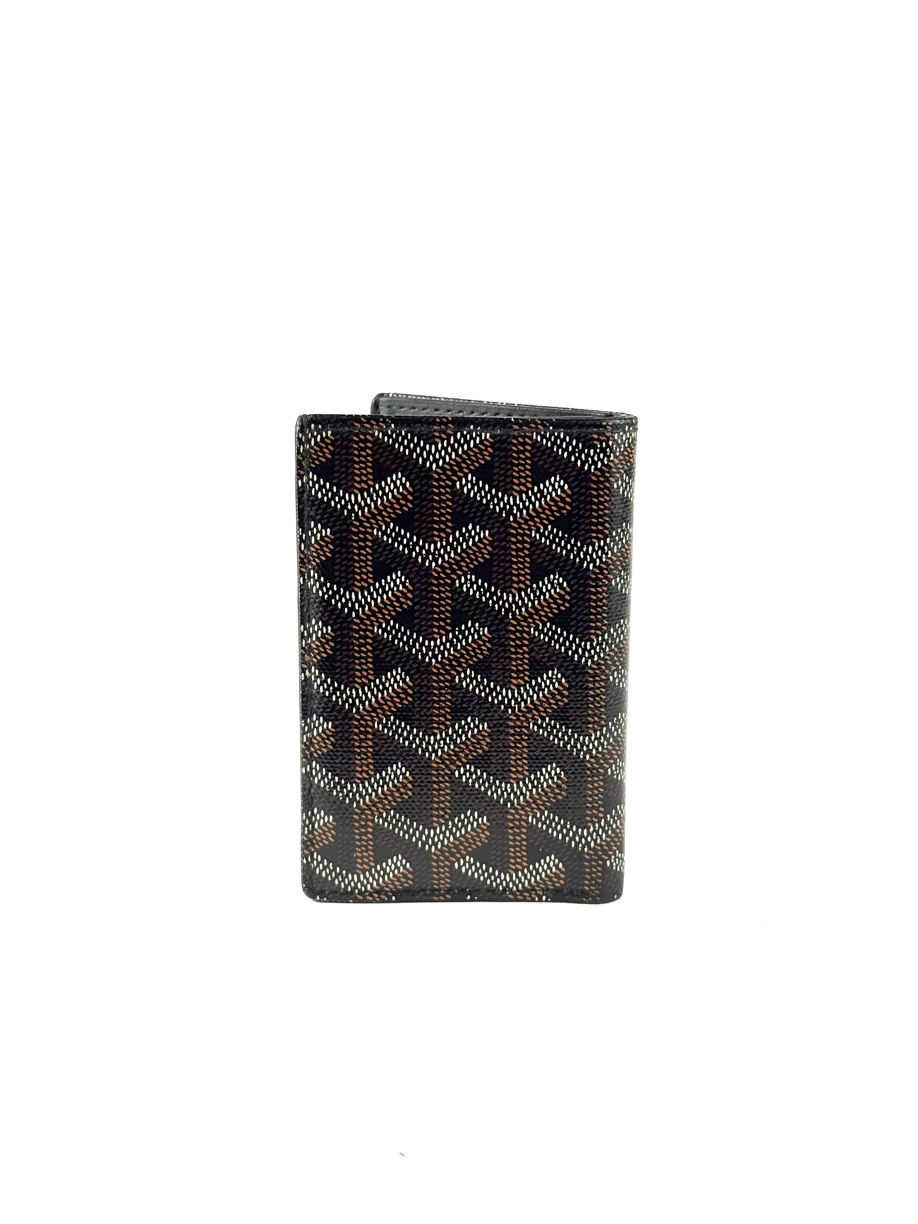 Goyard Saint Pierre Card Bifold Wallet Black