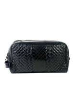 Bottega Veneta Intrecciato Black Toiletry Pouch 1